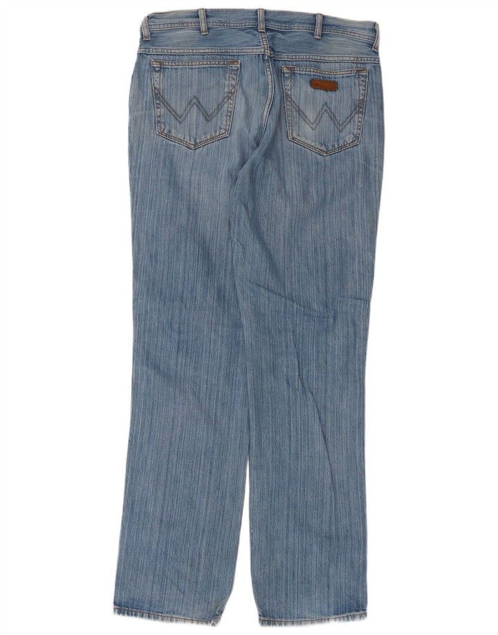 Jeans dritti da uomo Wrangler Texas W36 L34 cotone blu