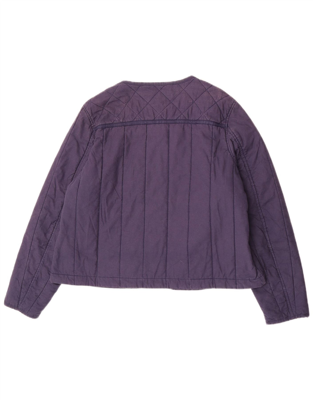 Giacca trapuntata da donna Fat Face UK 18 XL Cotone blu navy