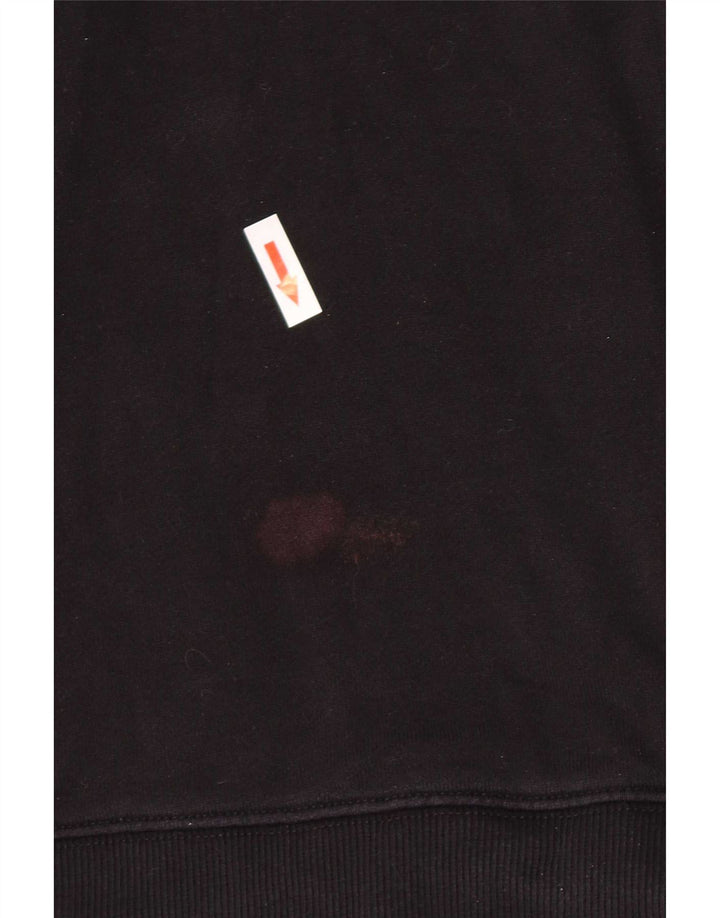 Felpa da donna Adidas Jumper UK 12/14 cotone nero medio