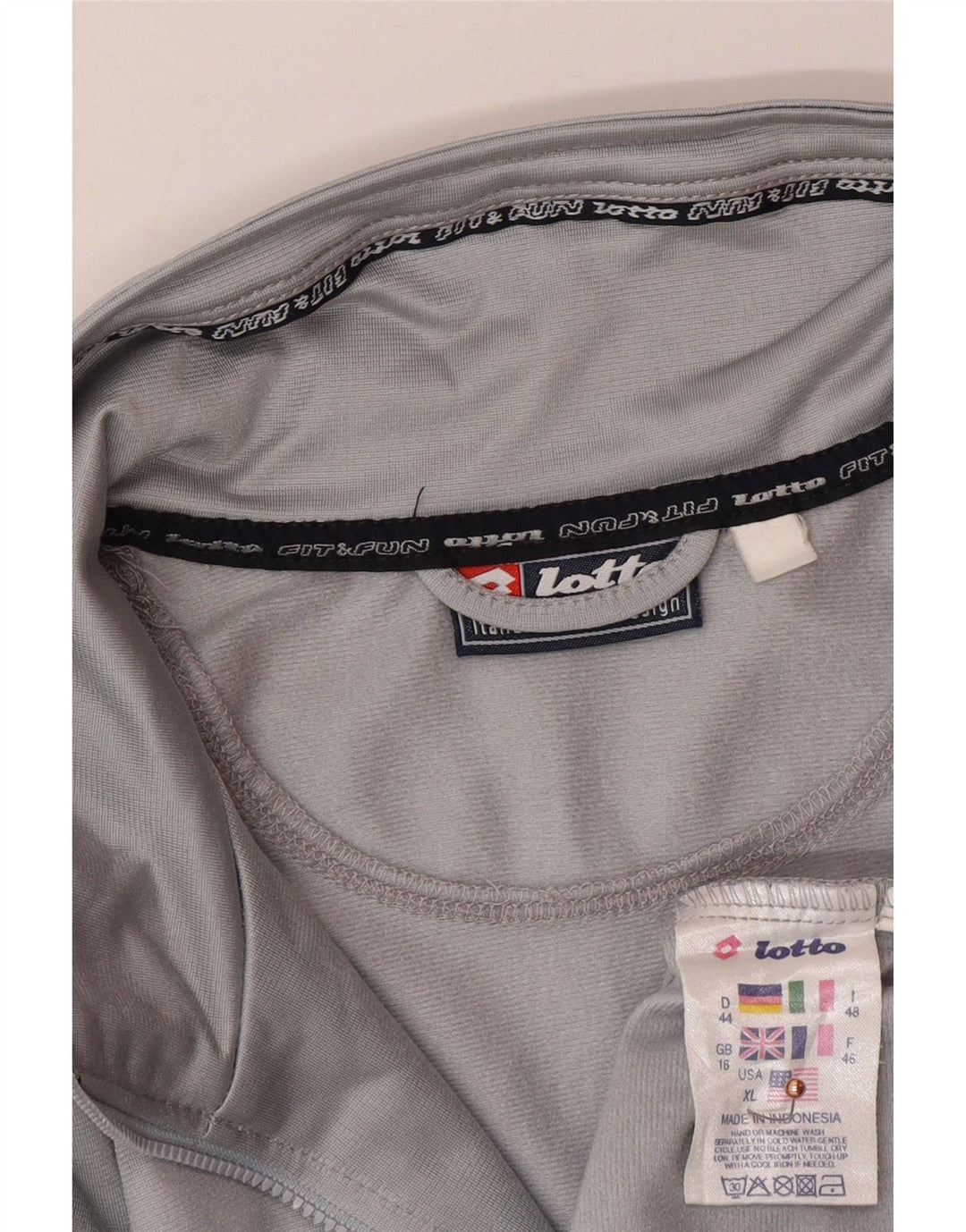 Giacca da tuta oversize da donna Lotto UK 16 Large Grigio Colorblock