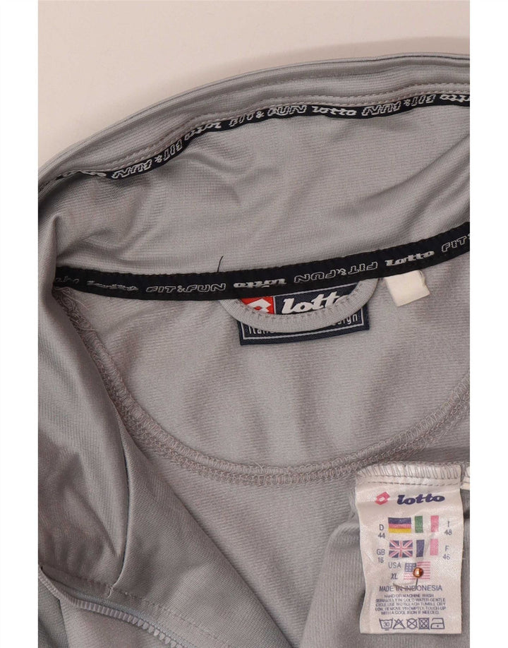 Giacca da tuta oversize da donna Lotto UK 16 Large Grigio Colorblock
