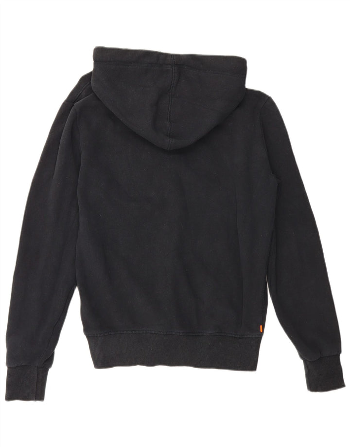 Maglione con cappuccio grafico da uomo Superdry in cotone nero medio