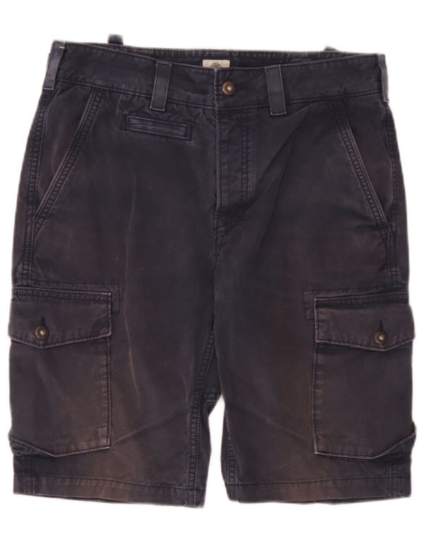 Pantaloncini cargo da uomo Timberland W32 medio cotone blu navy