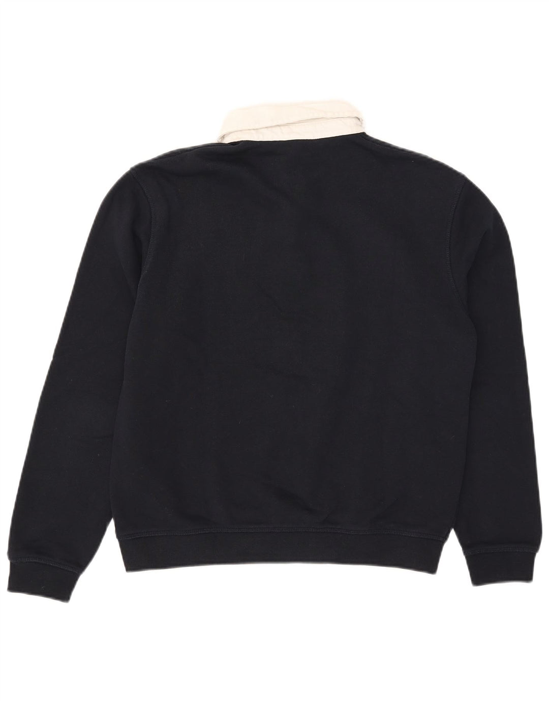 Felpa Zara da uomo con collo alto, maglione piccolo, colore blu navy