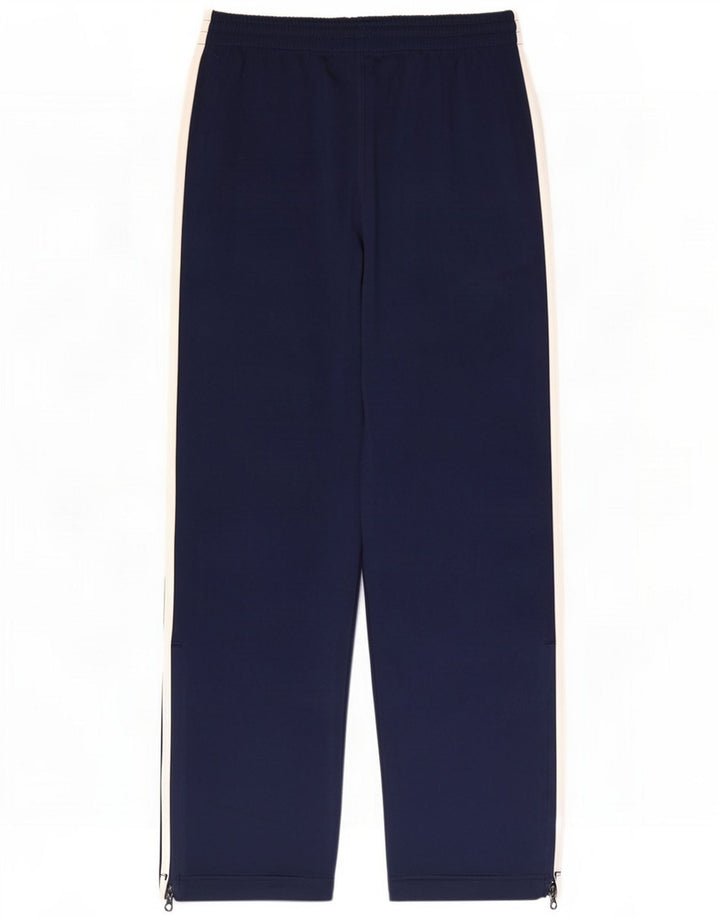 Adidas Pantaloni da tuta da uomo piccoli blu navy in poliestere