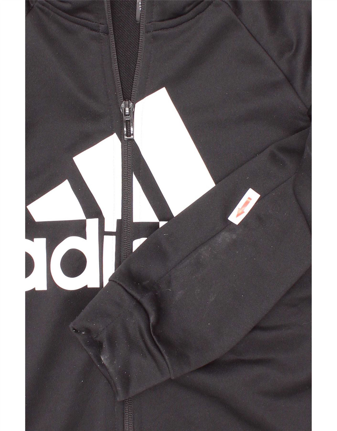 Giacca da ginnastica grafica da ragazzo Adidas 9-10 anni Colorblock nera