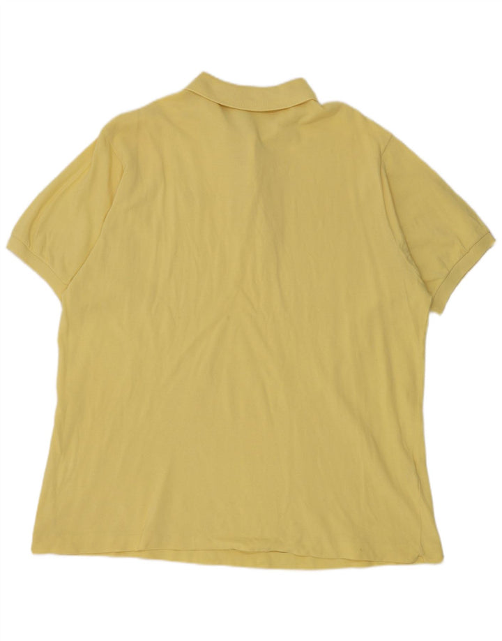 Polo da uomo Lacoste taglia 7 2XL cotone giallo