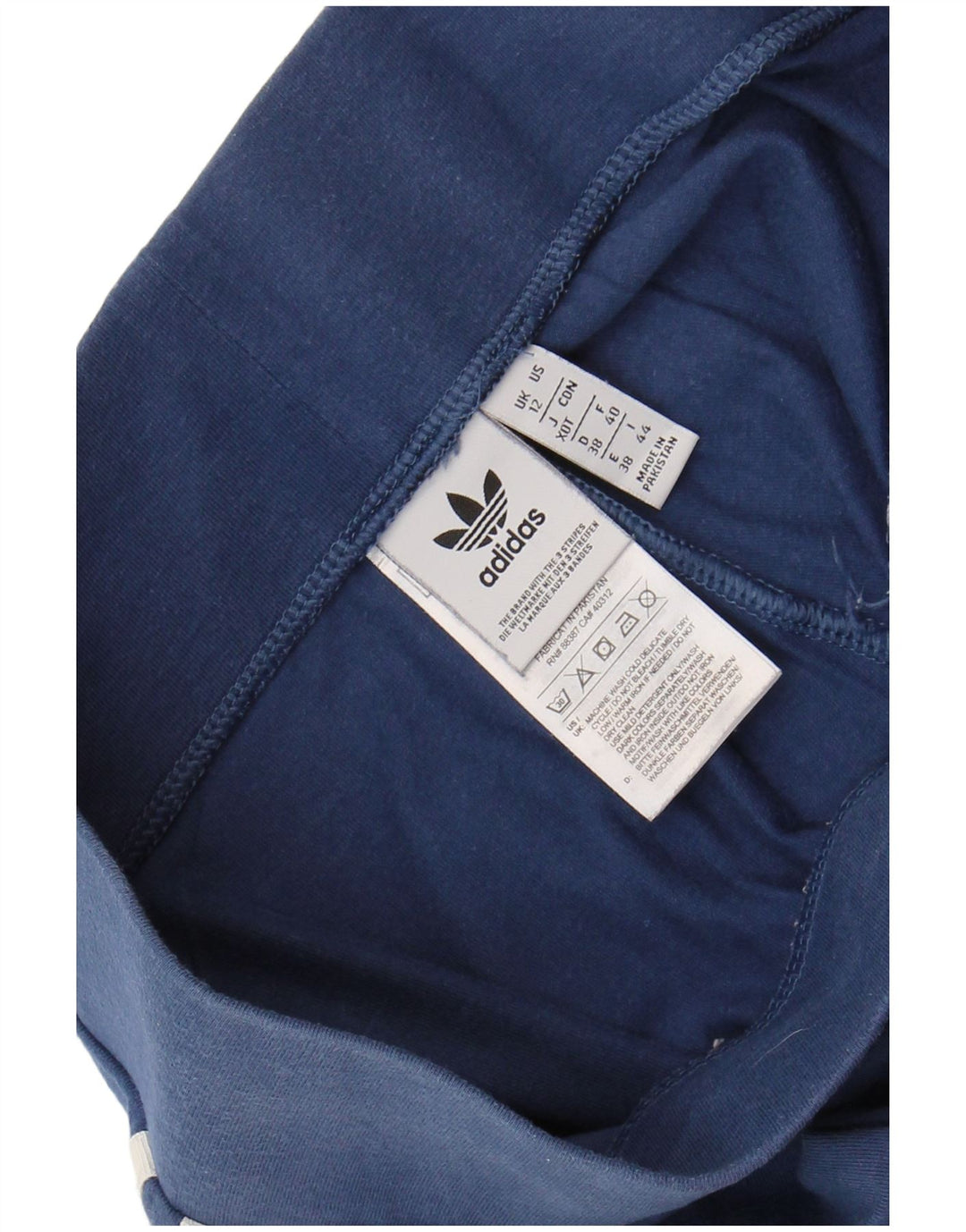 Leggings da donna ADIDAS UK 12 cotone blu navy medio