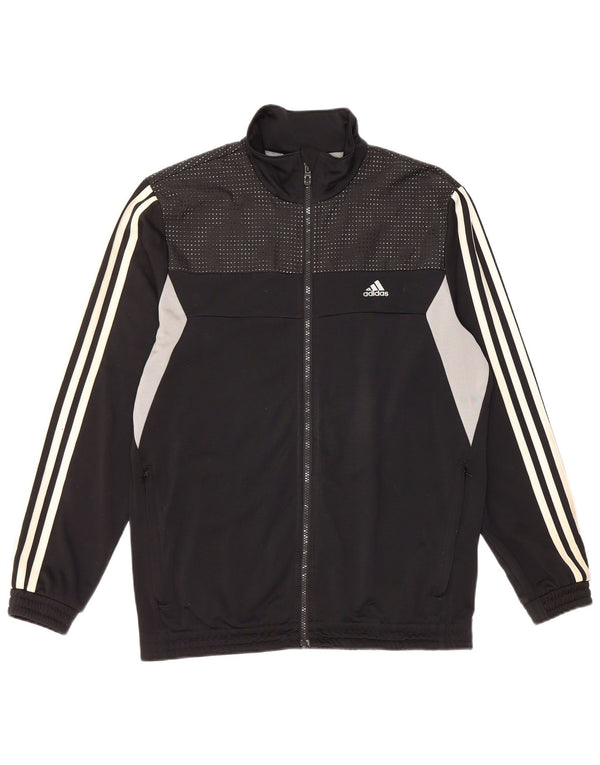 Giacca da tuta da uomo Adidas UK 38/40 Medium Black Colourblock
