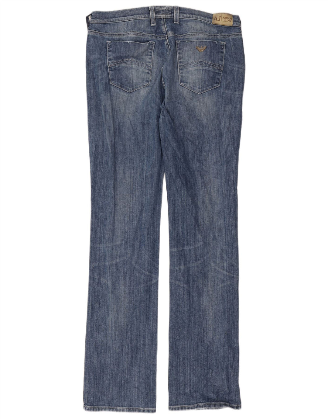 Jeans dritti da uomo Armani W33 L35 in cotone blu