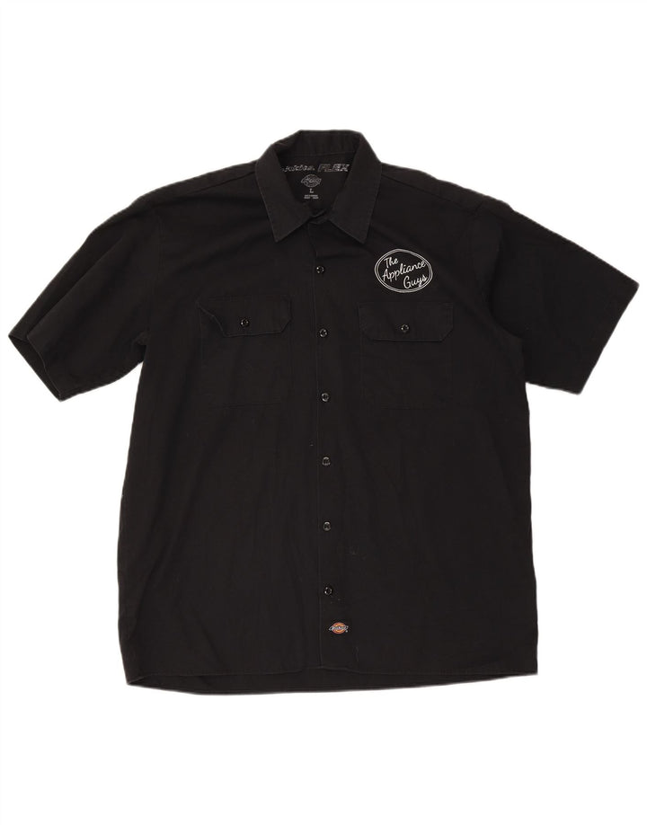 Dickies Camicia grafica da uomo a maniche corte grande poliestere nero