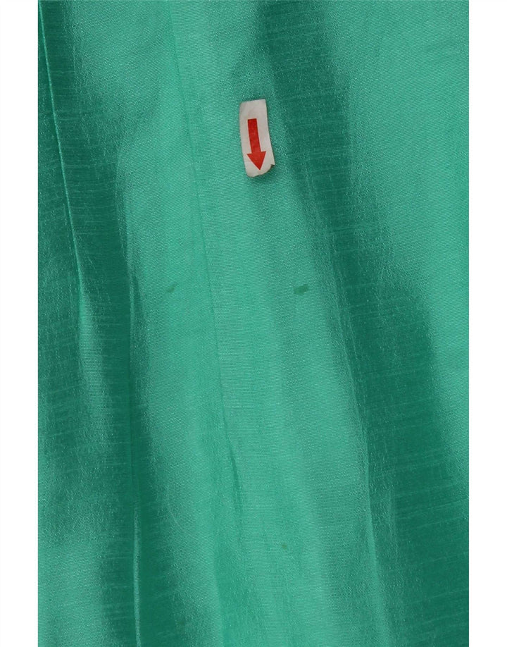 Abito lungo da donna vintage UK 8 piccolo verde
