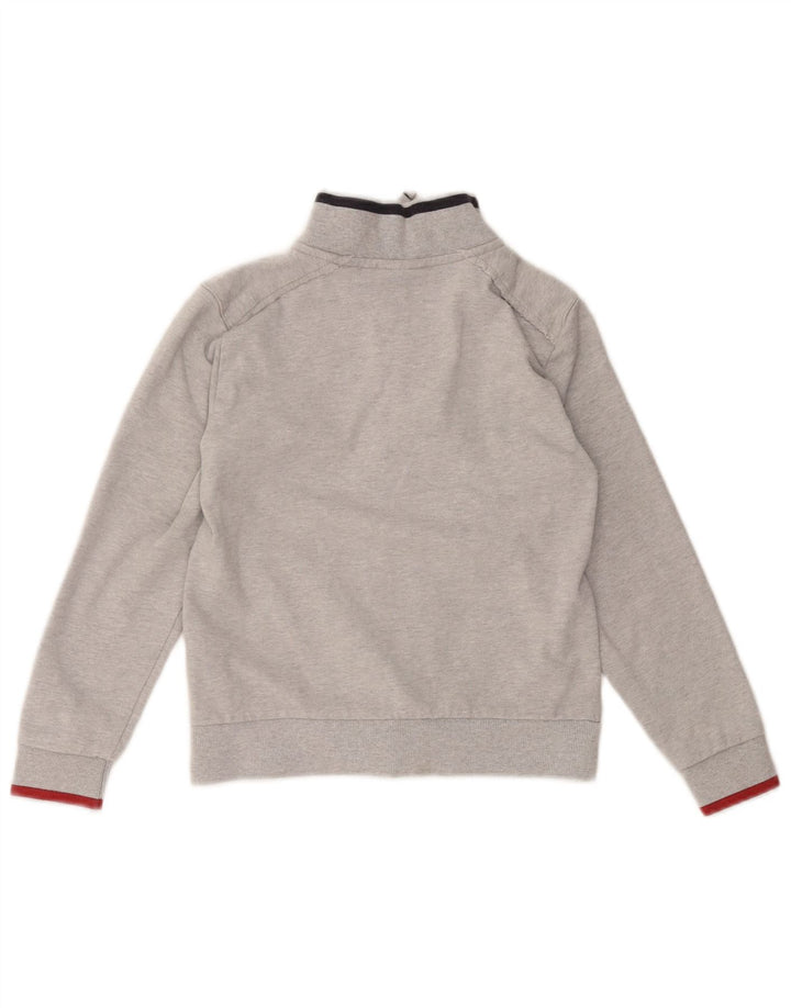 Giacca da ginnastica grafica per ragazzi NAPAPIJRI 9-10 anni in cotone grigio