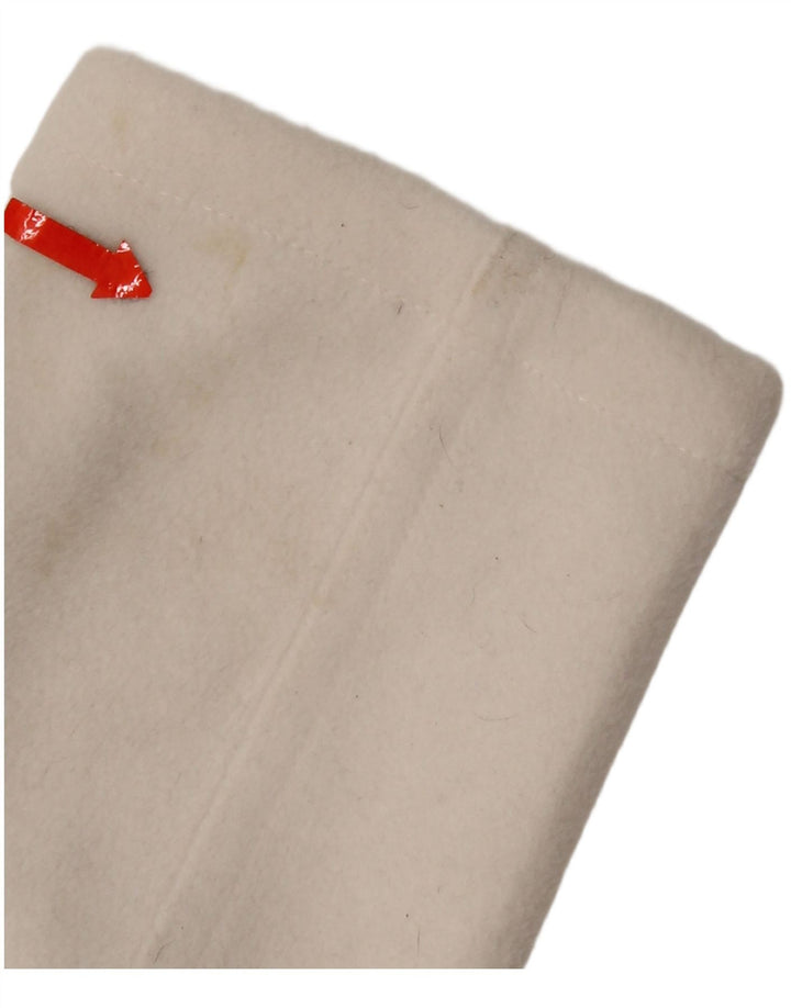 Giacca blazer corta da donna a 4 bottoni Zara UK 10 piccola poliestere bianco