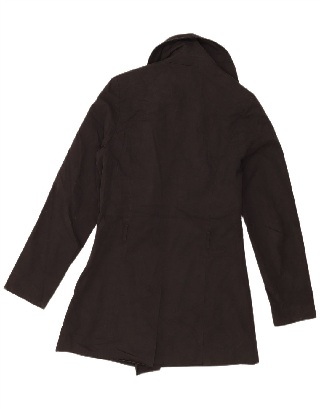 Cappotto doppiopetto da donna Billabong UK 10 piccolo cotone nero