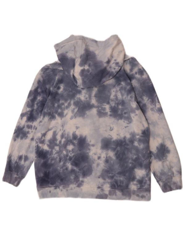 Maglione con cappuccio e zip per ragazzi Gap 11-12 anni in cotone tie dye blu
