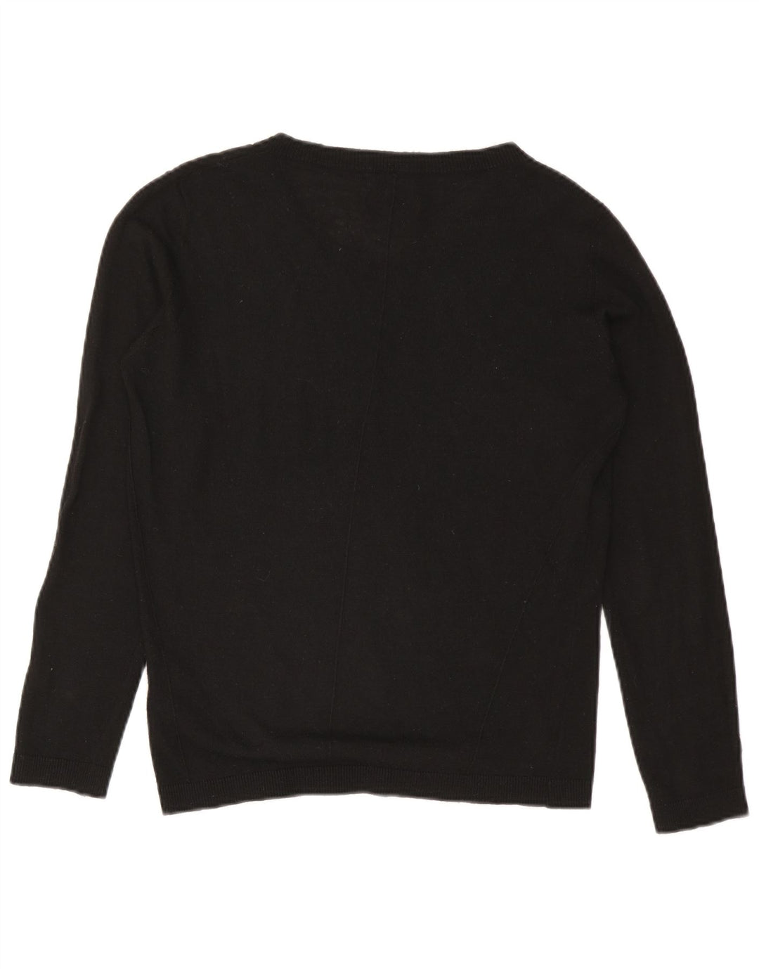 Maglione maglione con scollo a V da donna Energie UK 14 Acrilico nero medio