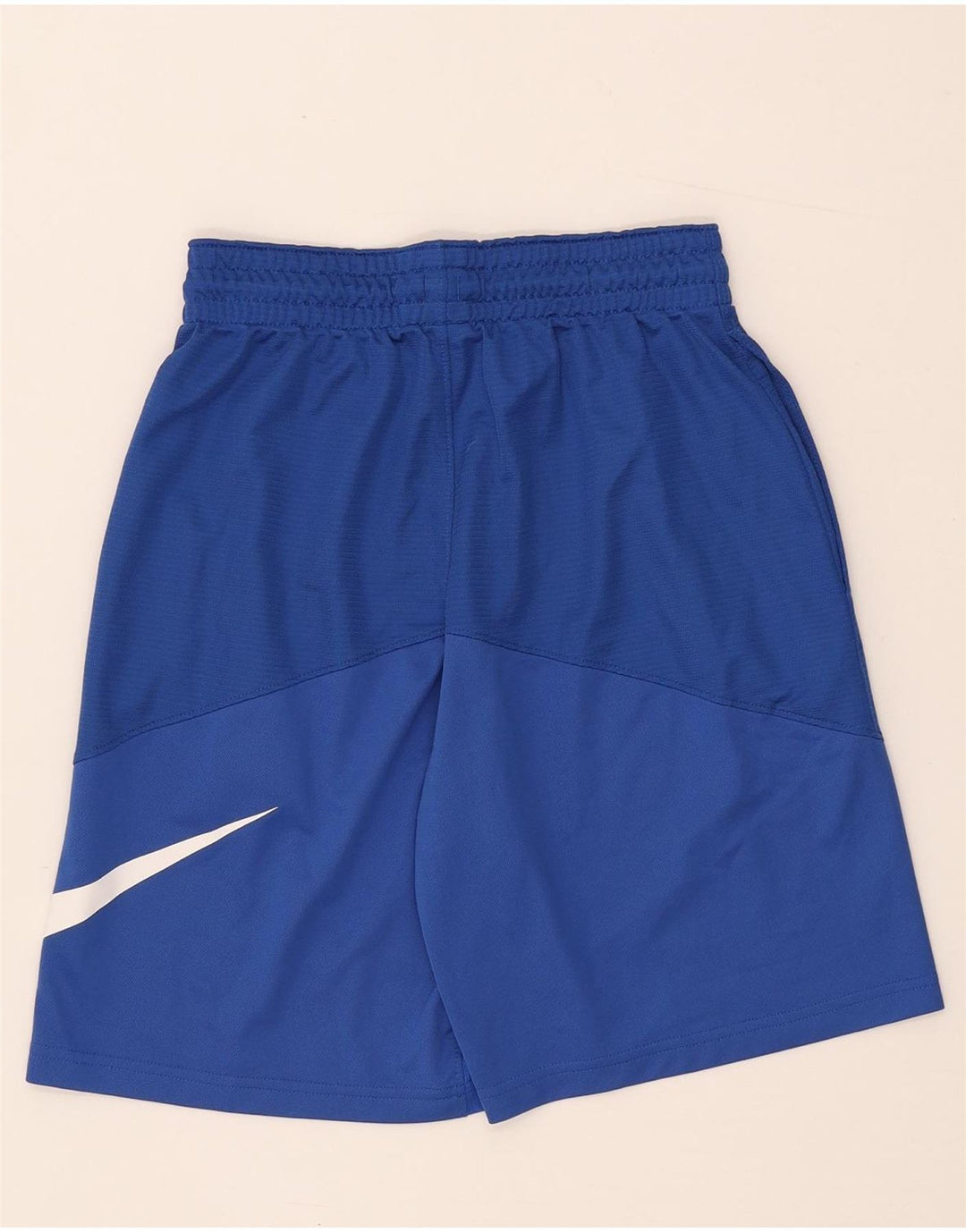 Pantaloncini sportivi Nike Dri Fit Graphic da uomo piccoli in poliestere blu