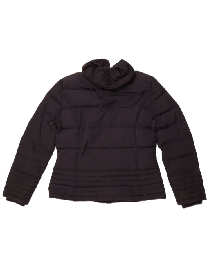 Giacca imbottita da donna PUFFA UK 16 grande poliestere nero