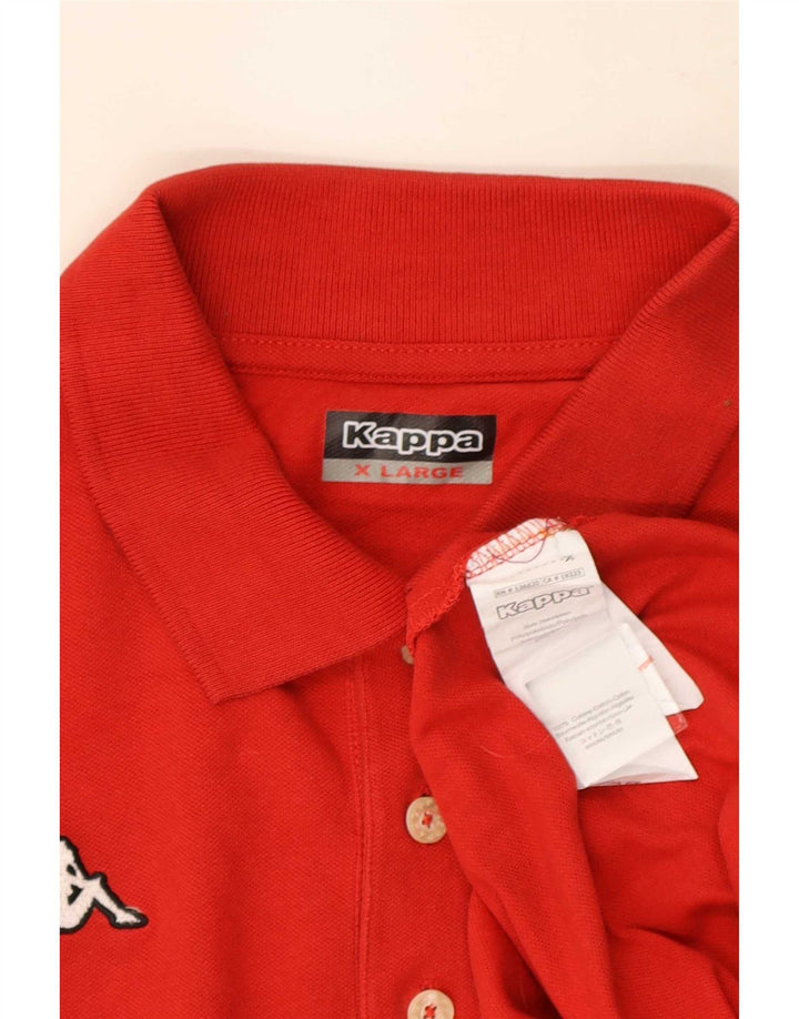 Polo Kappa Uomo XL Rossa