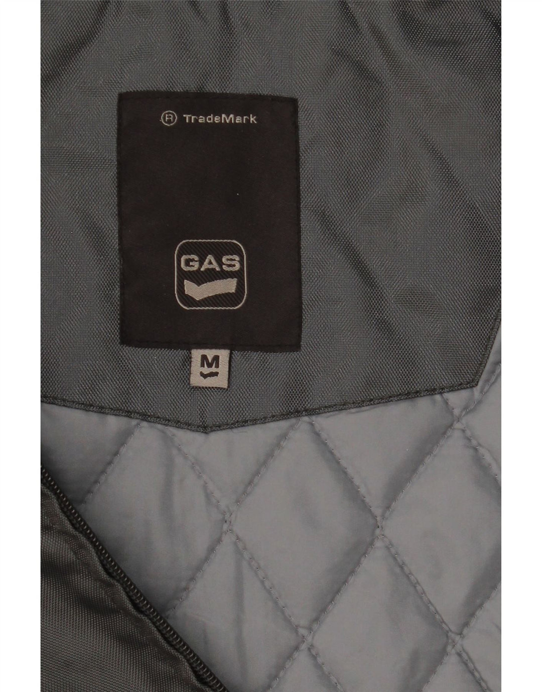 Giacca a vento con cappuccio da uomo GAS UK 38 Grigio medio