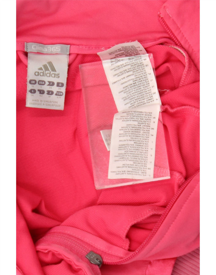 Giacca da tuta grafica ADIDAS Clima 365 da donna UK 10 piccola rosa