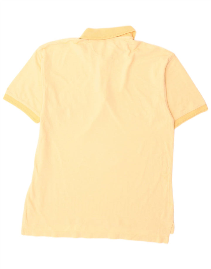 Polo da uomo Izod grande in cotone giallo