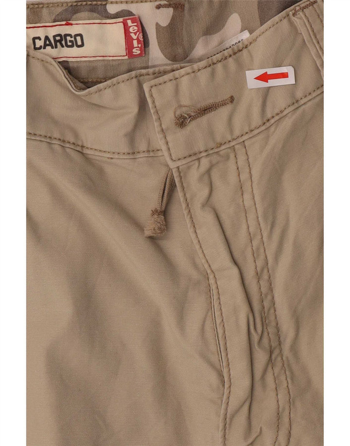 Pantaloncini cargo da uomo Levi's medi W32 in cotone kaki