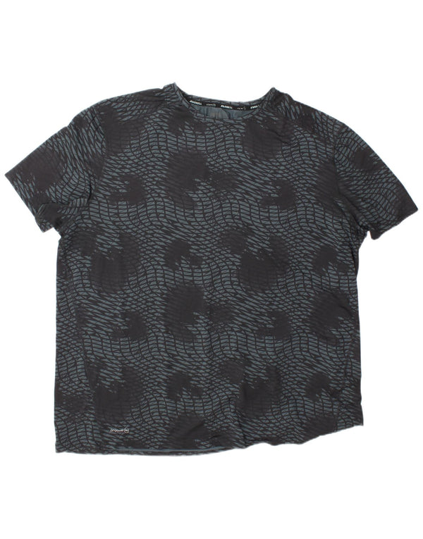 T-shirt Dri-Power da uomo RUSSELL ATHLETIC 2XL poliestere geometrico grigio