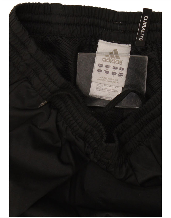 Pantaloni da tuta Adidas Climalite da uomo medio poliestere nero