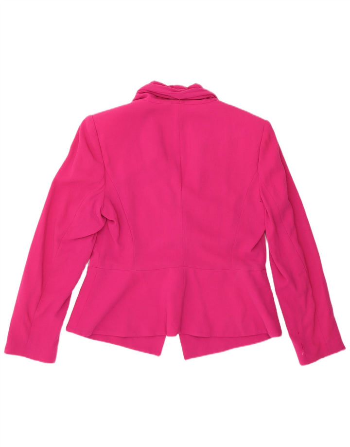 Giacca blazer da donna Elegance UK 14 Lana rosa medio