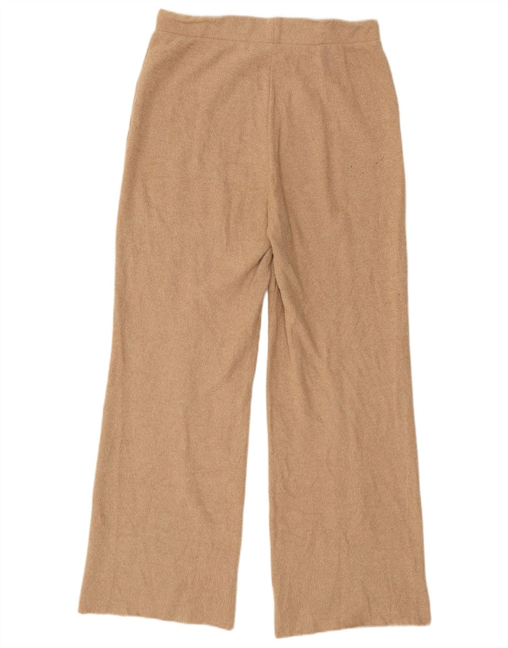Pantaloni da tuta da donna Zara UK 12 Poliestere beige medio