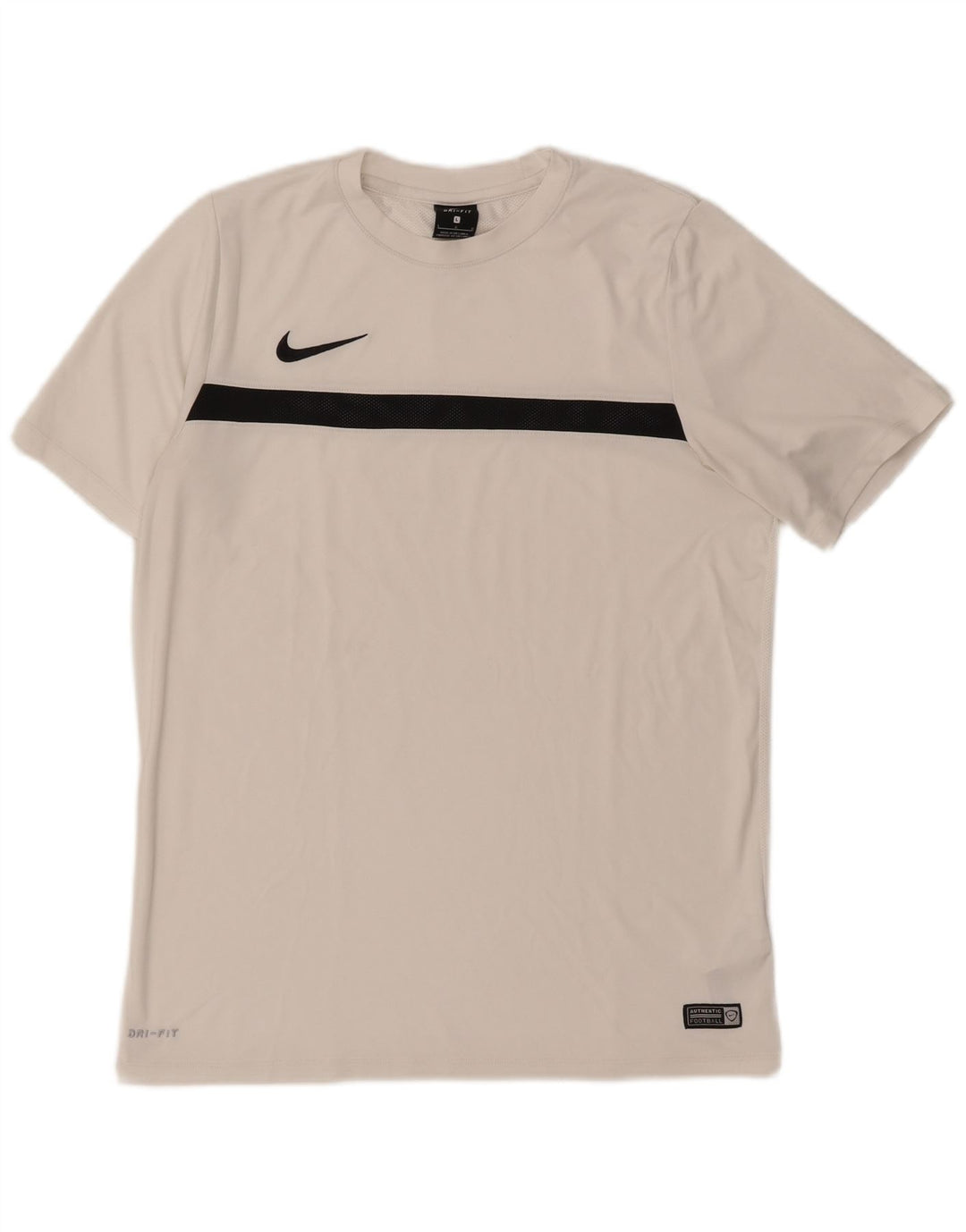 T-shirt Nike Dri Fit da uomo, grande, in poliestere color block bianco