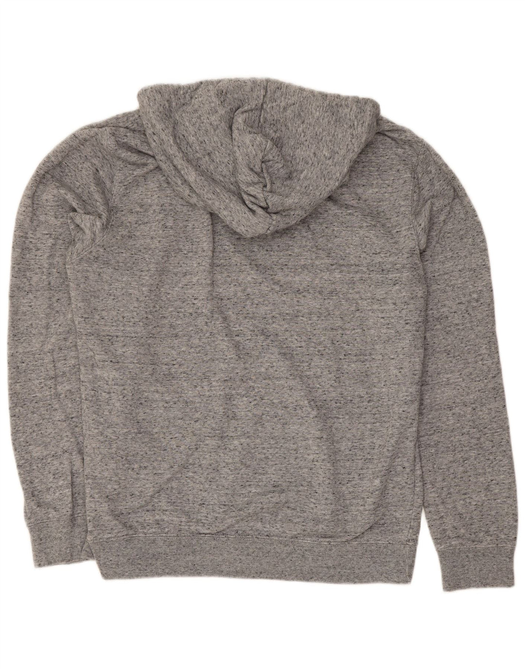 Felpa con cappuccio da uomo Champion in cotone chiazzato grigio medio