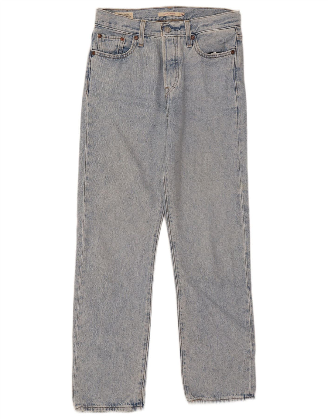 Jeans dritti Wedgie da donna Levi's W26 L28 cotone blu