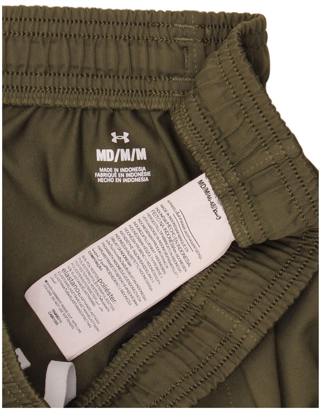 Pantaloni da tuta da uomo Under Armour poliestere medio kaki