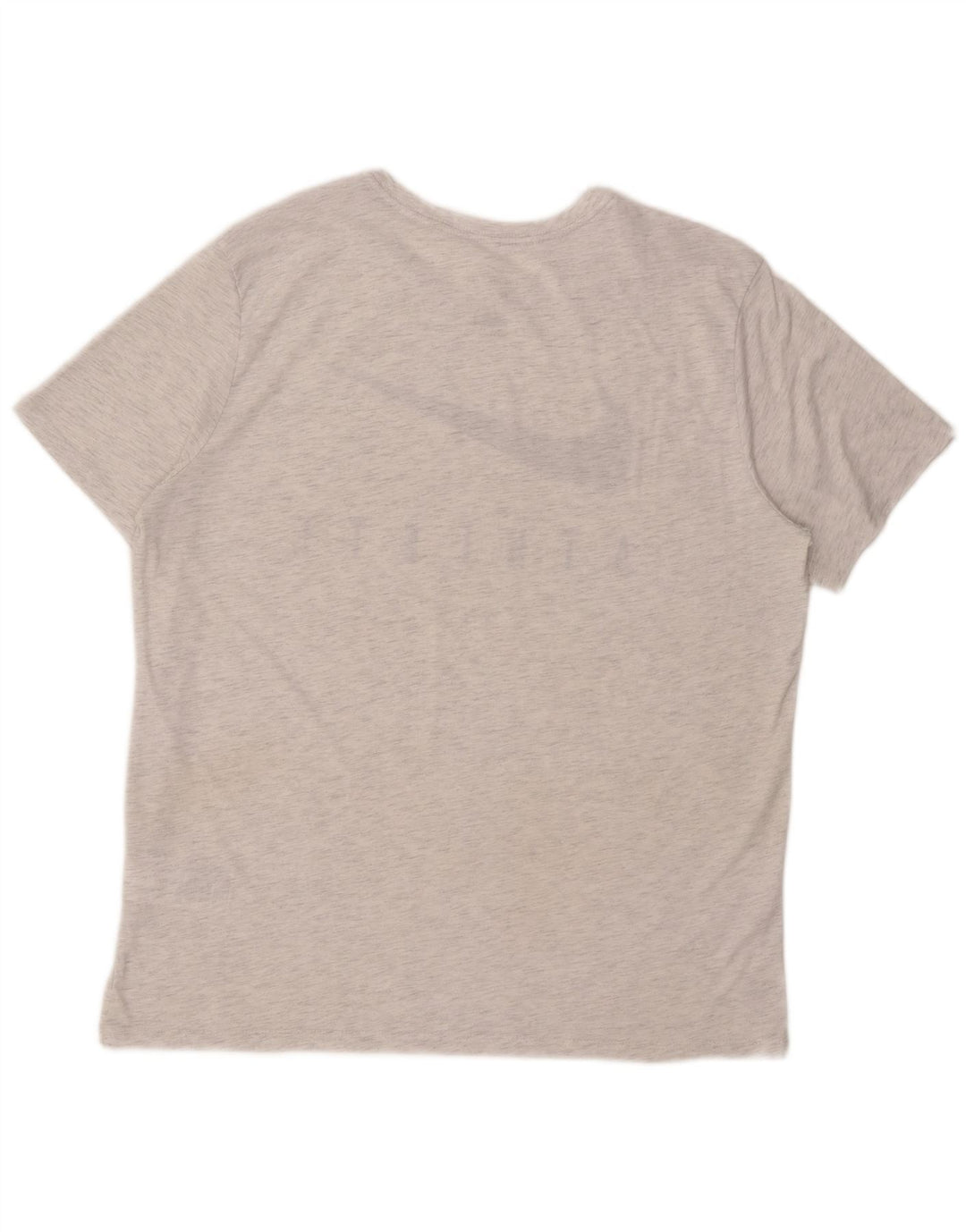 T-shirt grafica Nike da uomo con taglio atletico, XL, poliestere chiazzato grigio