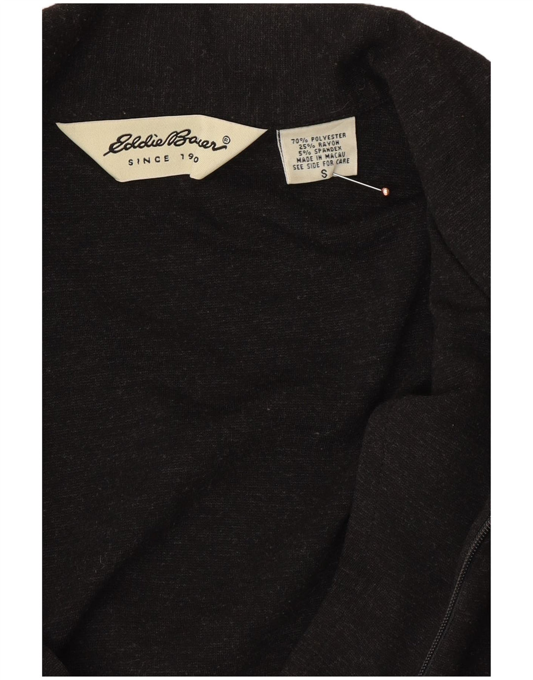 EDDIE BAUER Abito maxi a maniche lunghe oversize da donna UK 10 piccolo grigio