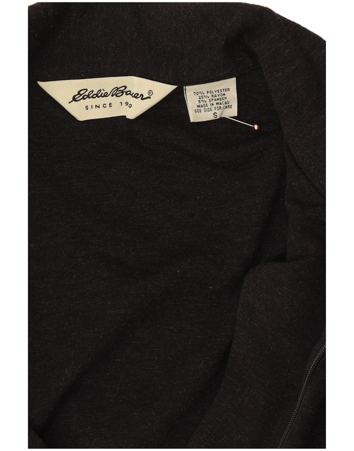 EDDIE BAUER Abito maxi a maniche lunghe oversize da donna UK 10 piccolo grigio