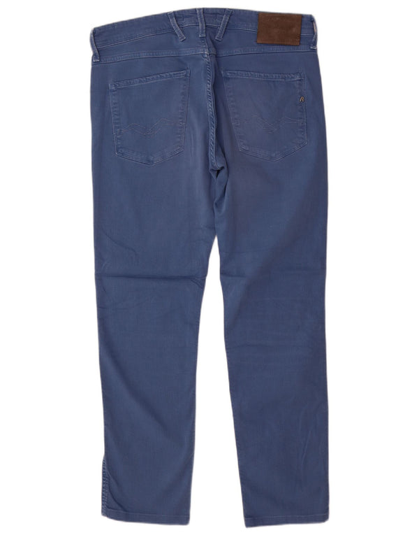 Replay Jeans Anbass Slim da Uomo W34 L29 Cotone Blu