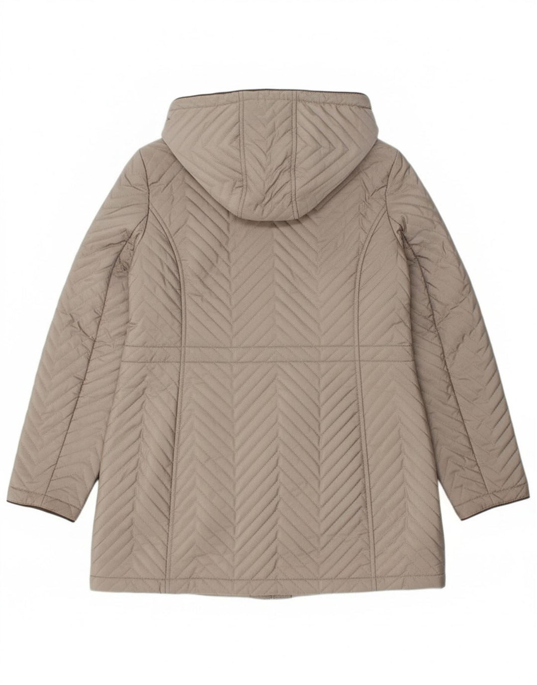 Soprabito trapuntato da donna Dkny UK 16 grande grigio