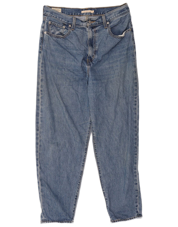 Jeans Levi's da donna affusolati a vita alta, vestibilità ampia, W31 L29, cotone blu