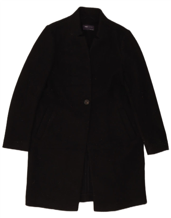 Soprabito da donna Marks & Spencer UK 10 piccolo poliestere nero