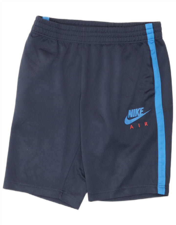 Pantaloncini sportivi da uomo Nike Medium in poliestere color block blu navy