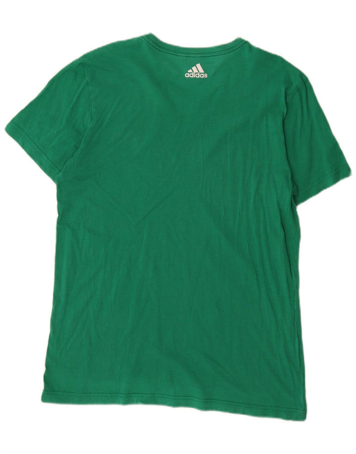Maglietta grafica da uomo Adidas Top verde medio