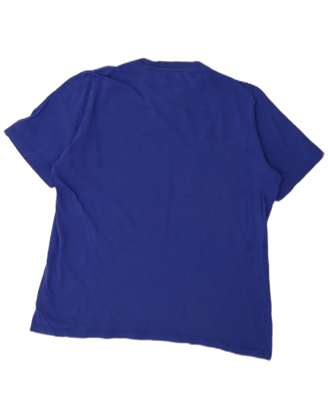 T-shirt grafica da uomo Adidas Top grande in cotone blu