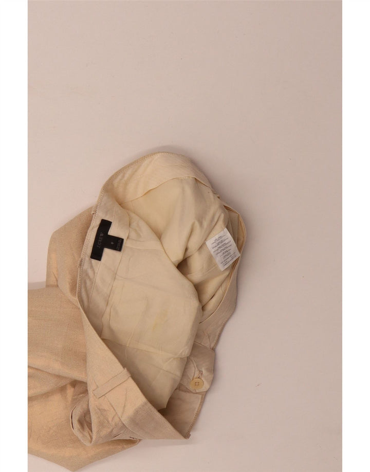 Pantaloncini chino da donna J. CREW US 8 medi W34 Lino beige