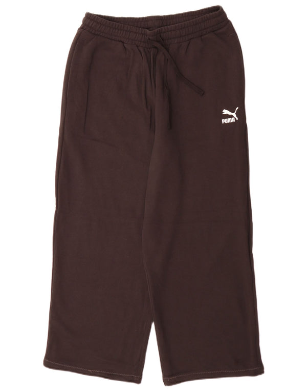 Pantaloni della tuta da donna Puma UK 14 Medium Black Cotton