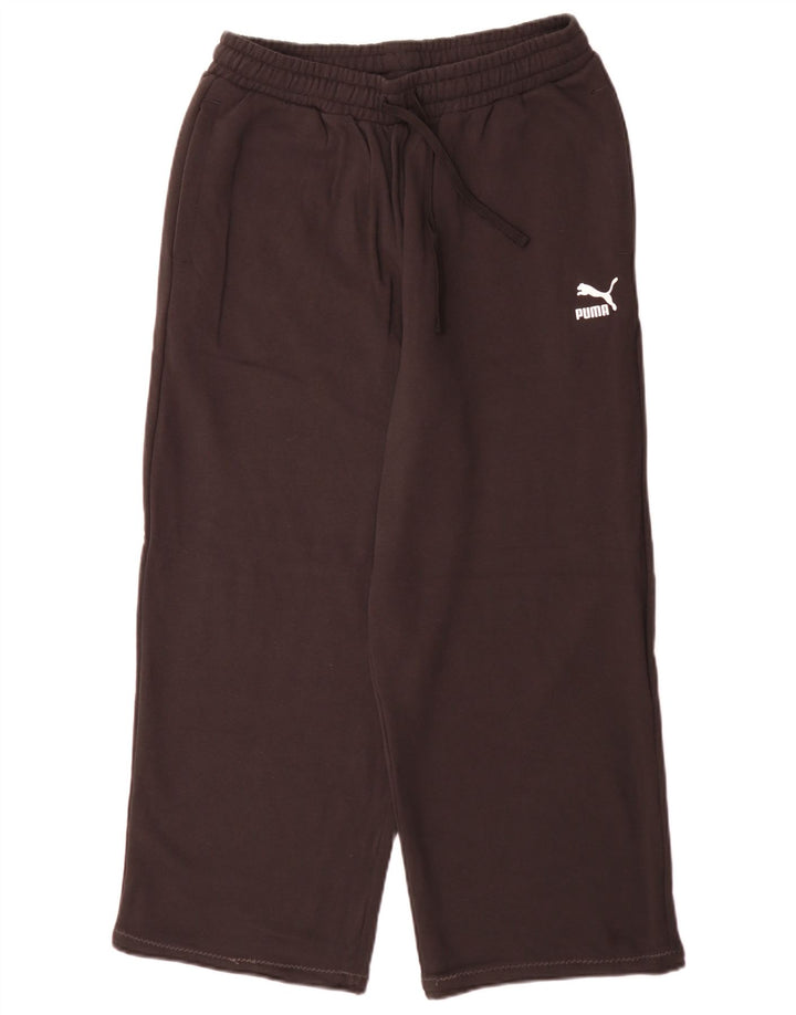 Pantaloni della tuta da donna Puma UK 14 Medium Black Cotton
