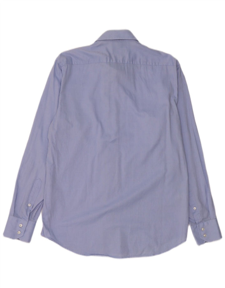 Camicia da uomo vestibilità regolare Hugo Boss taglia 39 cotone blu medio
